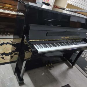 Piano vertical preto - Fritz Dobbert 114 AL