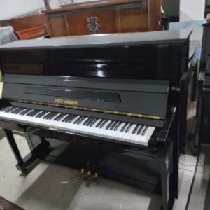 Piano vertical preto - Fritz Dobbert 114 AL